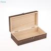 Rustic Wooden Storage Box | Rectangular Keepsake Box with Hinged Lid & Latch for Jewelry & Collectibles