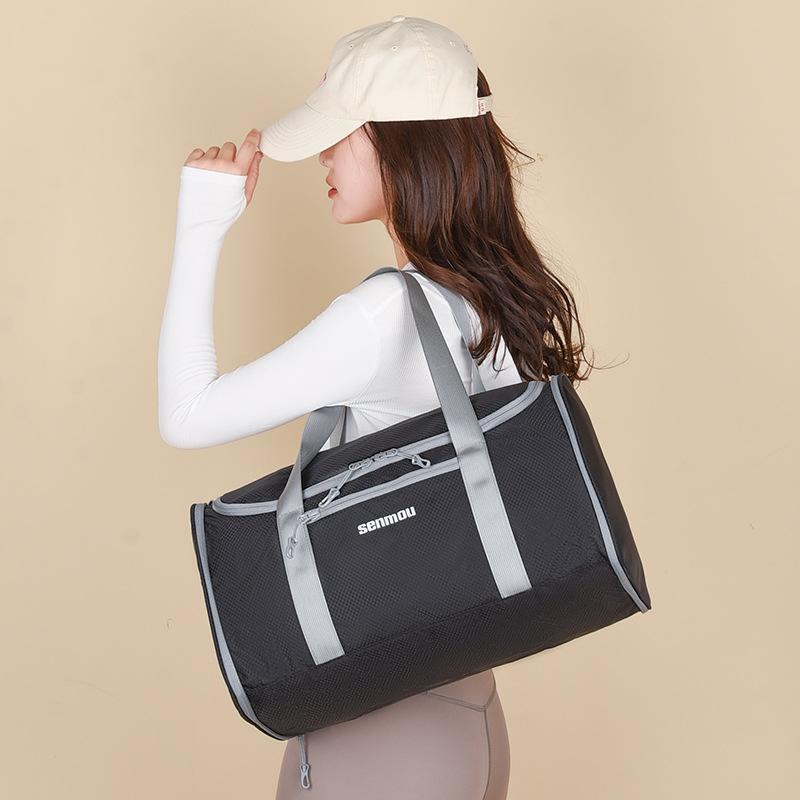 Foldable men's and women's outgoing travel bags Large capacity lightweight hand luggage portable sports yoga bags