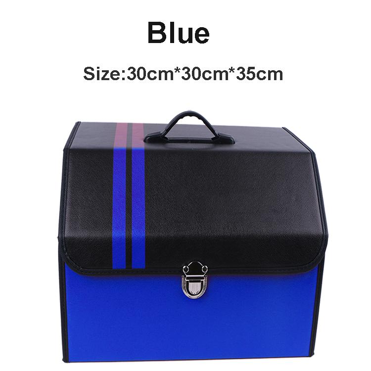 O SHI CAR Organizer Pu Leather Storage Bag Pp Board Collapsible Organizer In the Auto Customized Logo Waterproof Storage