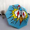 1pc Rocket Launch Automatic Opening/Closing Umbrella with Operation & Windproof Canopy - Folding Design, Holiday Gift Yy260225156