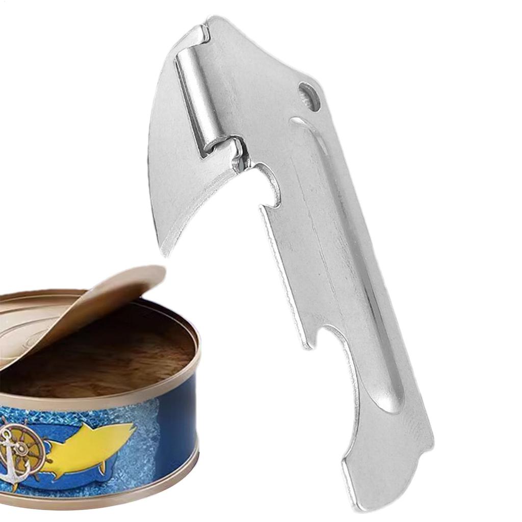 Multifunction Can Opener Stainless Steel Safety Side Cut Manual Tin Professional Ergonomic Jar Tin Opener Cans Kitchen Tool