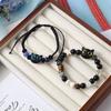 2026 Fashion Cheese Black Sesame Black Cat Bracelet Black and White Animal Couple Bracelet Party Jewelry Accessories Gifts 2026