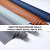 100x137cm Woven Pattern Synthetic Leather Fabric Soft PU Leather Sewing Diy Sofa Background Car Interior Upholstery Home Decor