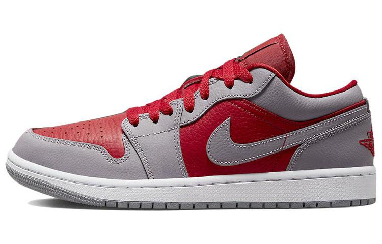 Jordan 1 Low Se Homage Split Gym Red Cement Grey Women s DR0502-600 38.5