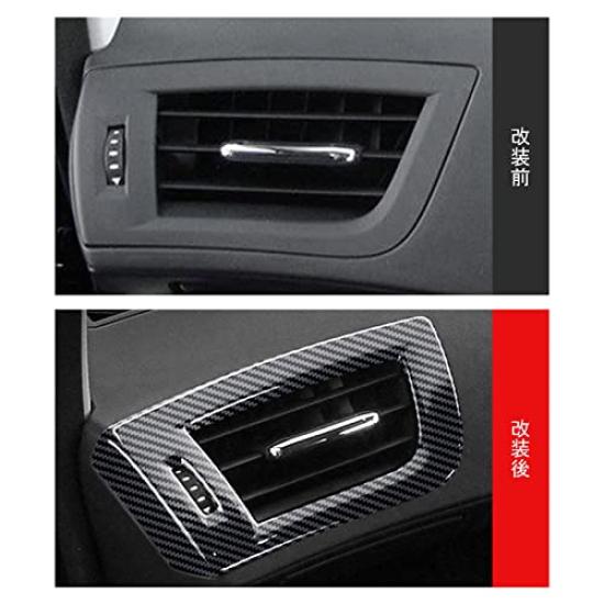 TANGDUTUTU Toyota Alphard Vellfire 30 Series Front Air Conditioner Cover Front Air Conditioner Duct Ring Interior Panel Interior Parts ABS Resin 2P