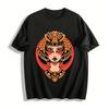 Ägyptischer Schlangengott Druck Trendiges Lässiges Kurzarm-T-Shirt Reines Baumwoll-T-Shirt