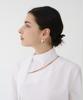 BIBYSEOB Asymmetrical Scarf Blouse White [T51]