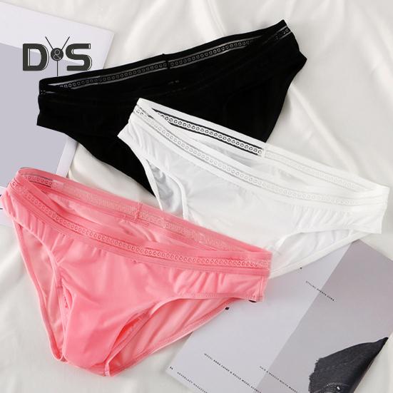 Herren-Slips, mittelhoher Schnitt, hohe Elastizität, enge Passform, atmungsaktives Höschen, einfarbig, Netznähte, sexy Unterwäsche für den Alltag