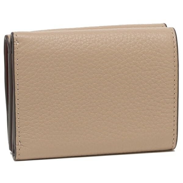 Coach Outlet Tri-fold Mini Wallet, Beige, Women's, 88666 IMTAU [Product Code]