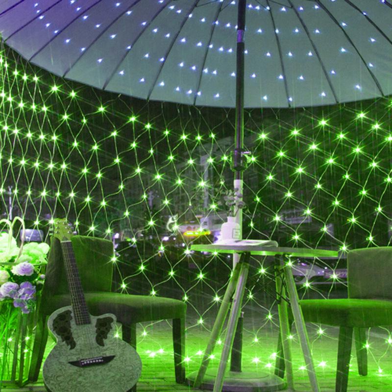 Solar LED Net Lights: Waterproof Outdoor Decorative String Lights for Festivals and Parks