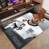 Harry Kane Design Area Rug Personalized Name- Non-Slip, Soft & Cozy Floor Mat for Living Room, Office - Indoor/Outdoor Carpet