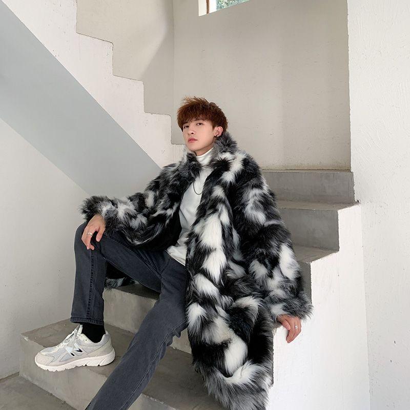 Men's Winter Thickened Coat Mid-length Trendy Warm Winter Overcoat