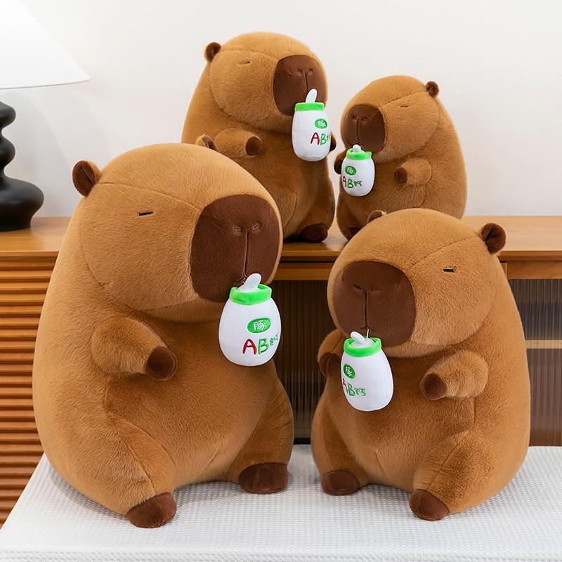 Plush Toys Capybara With Pp Cotton Filling Baby Nursery Children Dolls Gift
