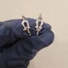 Anillo con Hebilla de Herradura Dorada V para Mujer Nicho de Gama Alta Anillo de Pareja Anillo Dedo Índice Joyería para Hombres y Mujeres