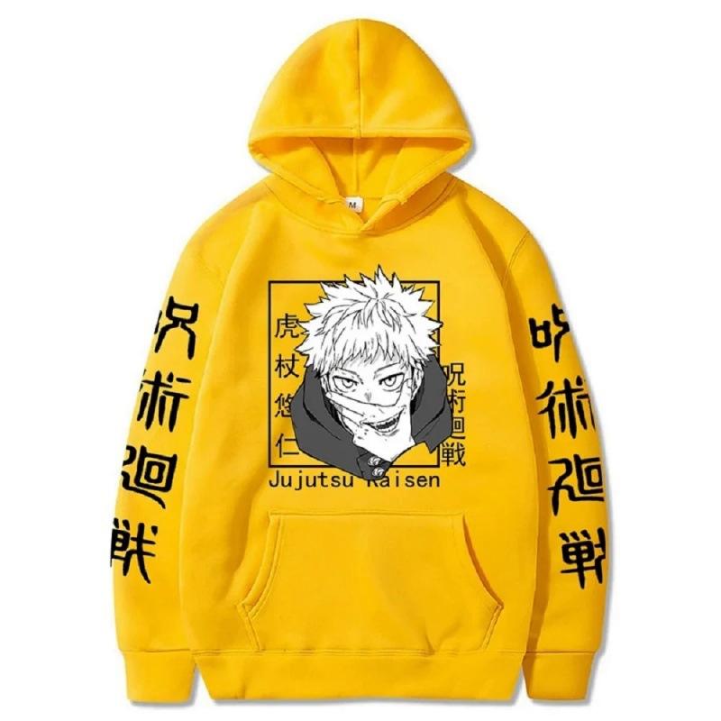 Jiu-jitsu Kaisen com capuz estampado animeHoodie