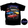 Футболка унісекс Corvette Showroom Black America'S Sports Car Chevy C1 C2 C3 C4 C5