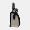 [Pre-Owned] Highlands Metal Accessories Detachable Adjustable Leather Shoulder Strap Cotton Crossbody Handbag - Excellent #1X3I7MK