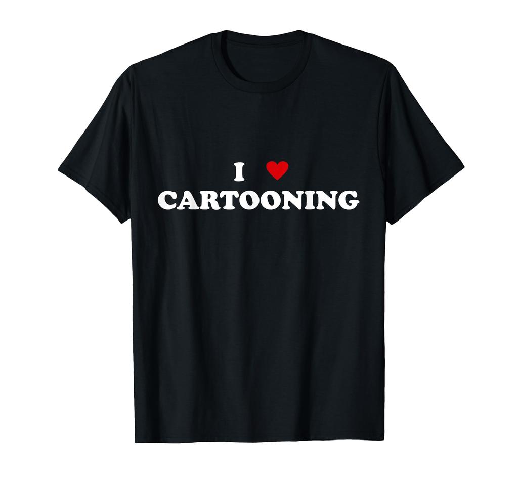 I Heart Cartoonists I Love Cartooning - T-Shirt