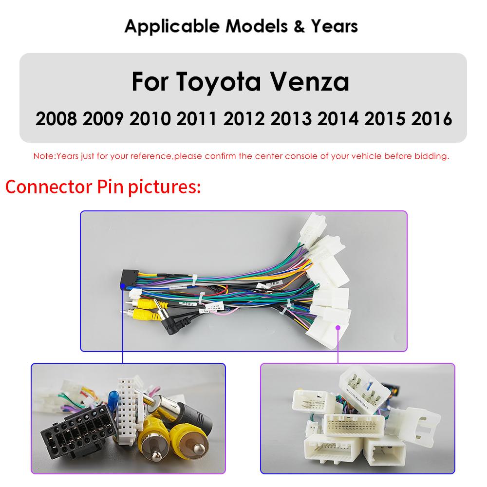 4G-LTE Android Car Radio for Toyota Venza 2008 - 2016 Multimedia Video Player Navigation 2din Carplay Stereo Audio GPS Autoradio Intelligent Screen