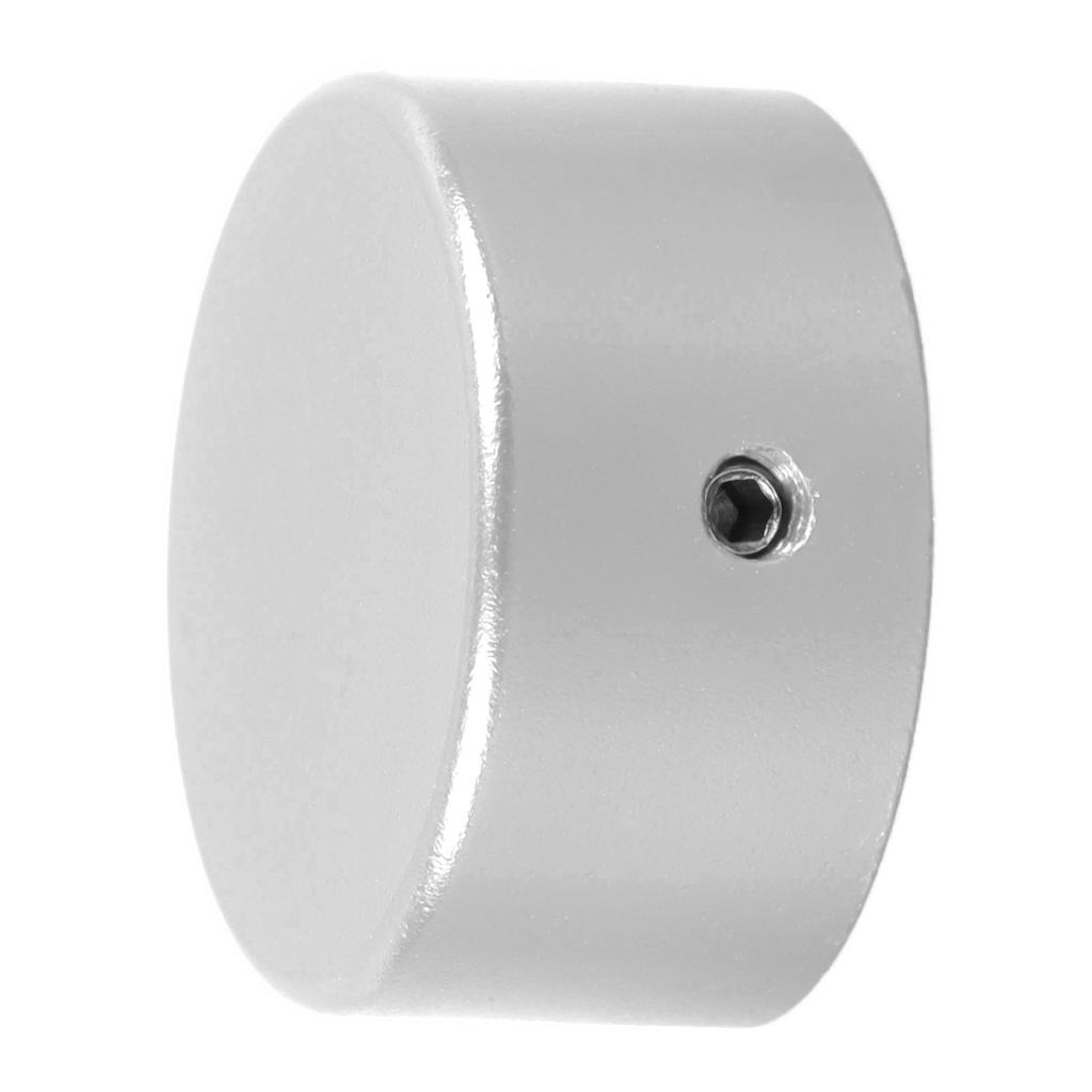 Pedal Footswitch Topper Aluminum Electric Guitar Spike Protection Effect Pedal Foot Nail Cap Silver