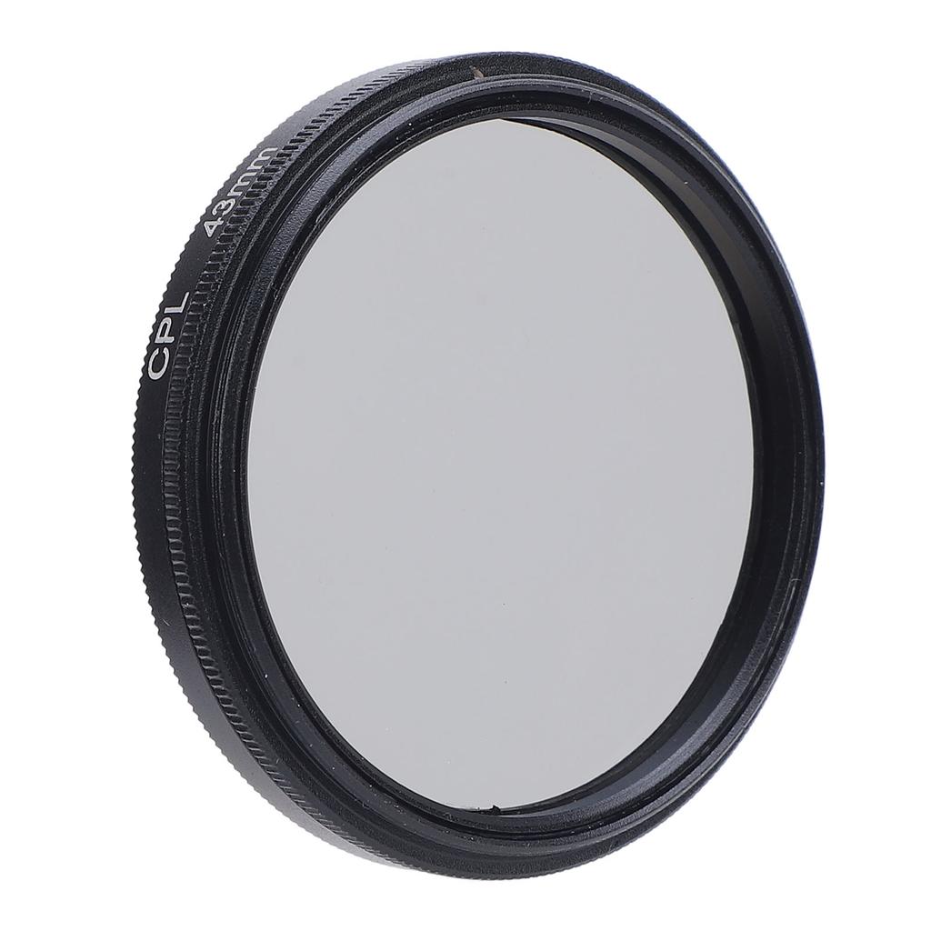 Circular Polarizing Lens Filter CPL Polarizer Neutral Protective for Camera Polarization 43mm   1.69in