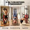 3-in-1 Inversion Bench Inversion Table with 3 Inversion Angles Push-Up & Pull-Up Bars Headrest