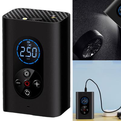 150PSI Taşınabilir Akıllı Hava Kompresörü LED Işıklı 4000mAh Kablosuz Şişirme Pompası Dijital Kablosuz Hava Pompası Araba Bisiklet Topları için