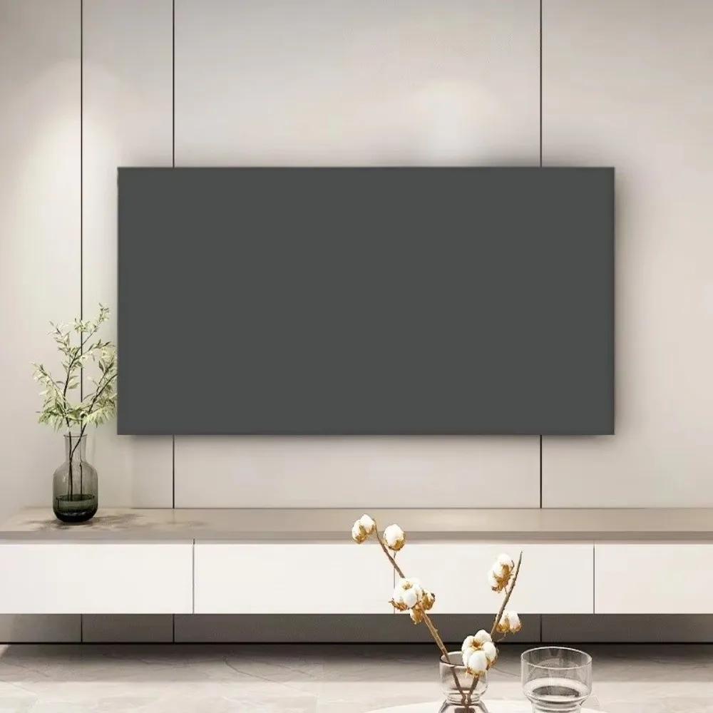 Universelle 55-65 Zoll TV-Haube Staubdicht Elastische LCD-Staubschutzhülle Einfarbige TV-Staubtuch Sonnenschutz