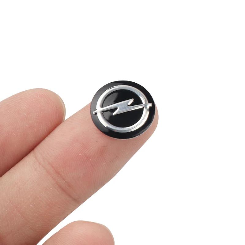 14mm Aluminum Car Remote Key Sticker Emblem Auto Accessories For Opel Astra J Insignia Astra G Corsa Zafira B Mokka Vivaro Hy4