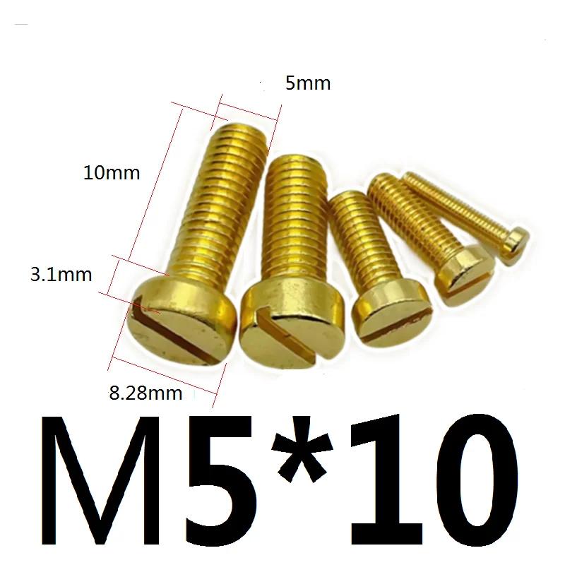 M 2,5 3 4 5 6 8 10 12 Metrisch X 4-25mm Länge Messing Senkkopf Schlitzschraube Bolzen