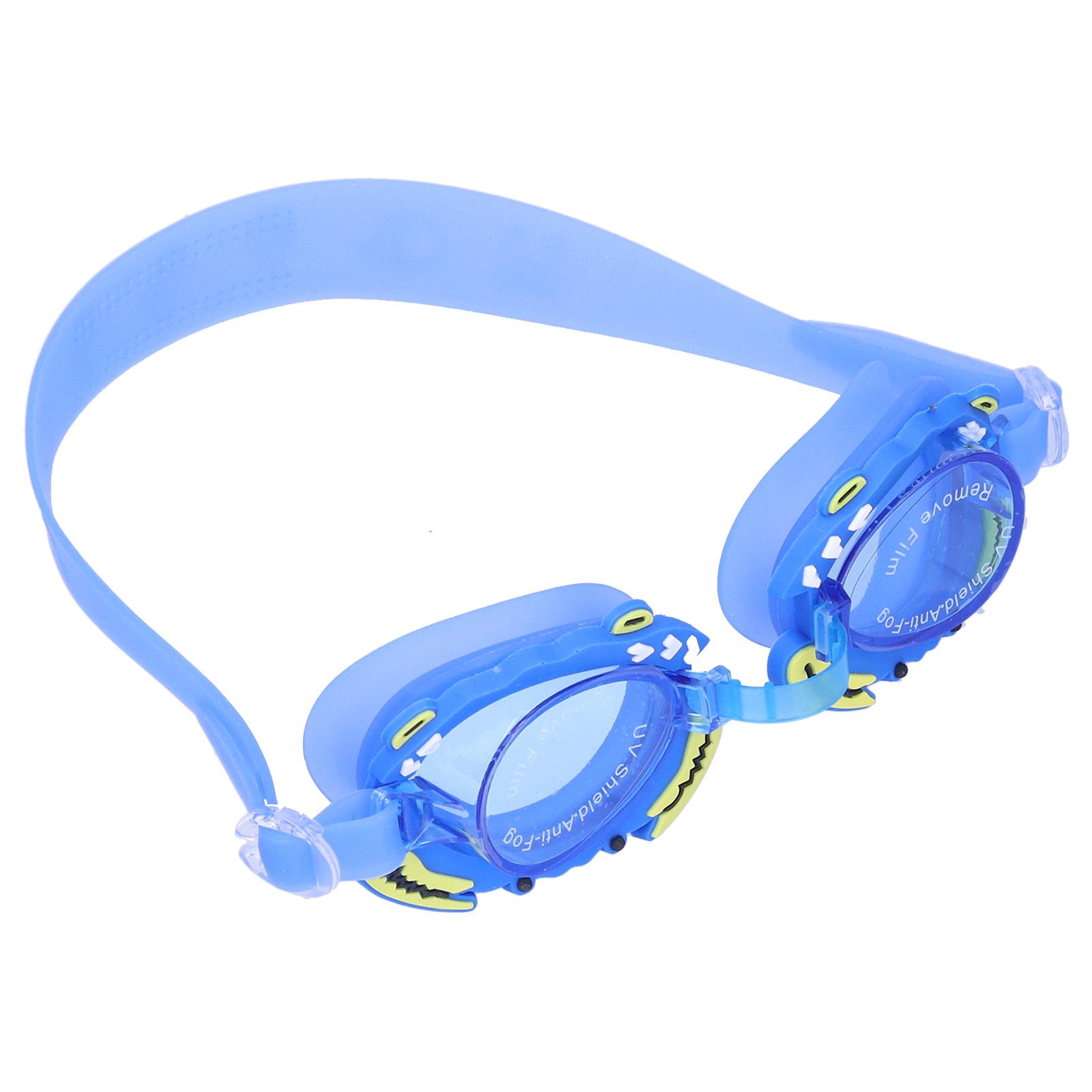 

Children AntiFog Swimming Glasses Adjustable Silicone Strap Crab Shape Swim Goggles