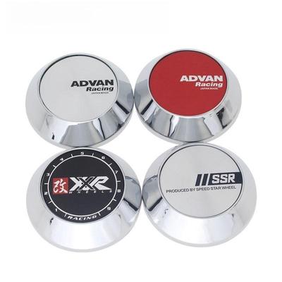 4 Stück 65 mm JDM Advan Racing Radnabenkappen SSR Mittelradkappe XXR Rennwagen Felgenabdeckung 60 mm Clip modifizierte Räder