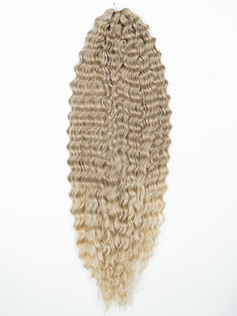 Lockiges Tiefwellen-Haar Weiches Synthetisches Lockiges Twist-Häkel-Futura-Zopf-Ariel Anna Jessica Brasilianische Glückliche Haarverlängerung