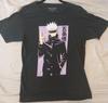 Jujutsu Kaisen Satoru Gojo Anime Black T-shirt Tee Size S, VGC
