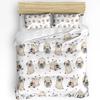 Bulldog Bedding Set For Bedroom Bed Home Group Of Young French Bulldogs With Adorable Exp Duvet Cover Quilt Cover And Pillowcase