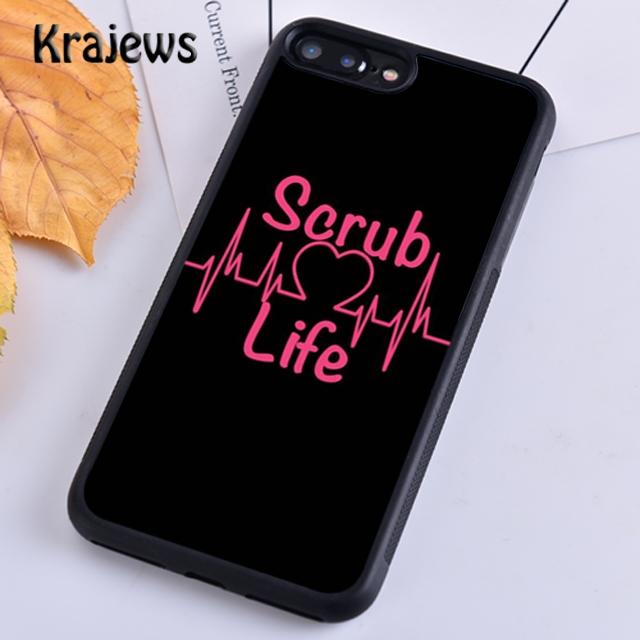 Nurse Syringe Heartbeat Medicine Phone Case Cover For iPhone 17 Air 16 15 14 Plus 12 13 Pro Max Fundas