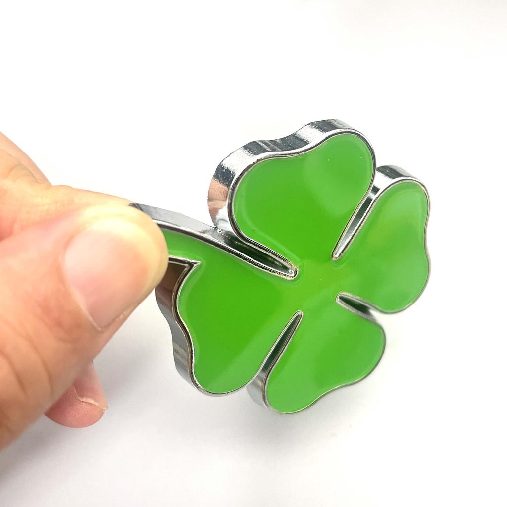 Clover Emblem Car Logo-Suitable For Giulia Stelvio Alfa Romeo Giulia Stelvio Junior Tonale Front Hood Grill Badge Emblem Car Body/Car Windows Sticker