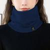 Soft Knit Neck Warmer - Windproof, Cozy Double-Layer Winter Scarf Easy Wear Design Unisex Outdoor Leisure Cycling Scarf