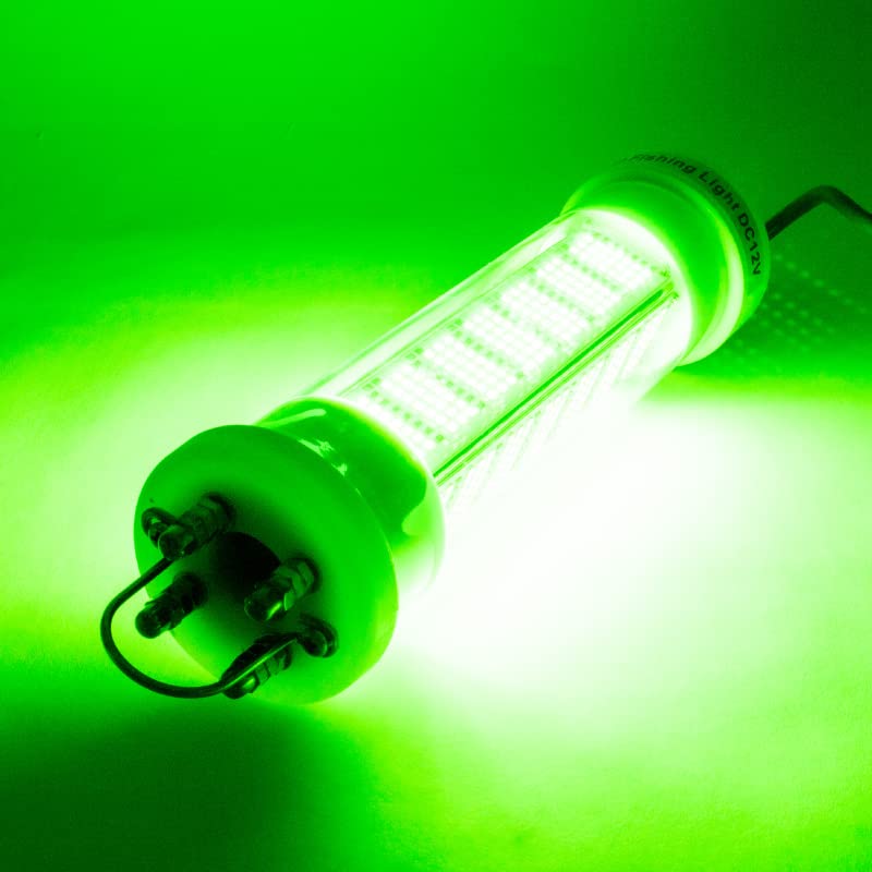 Зеленый Рыболовный Фонарь FUNKS, Светодиодный Рыболовный Фонарь 200 Вт, Подводный Рыболовный Фонарь, 16000 Люмен, 12 В, Зеленый Свет