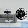 Minimalist Art Acrylic Wall Clock Ornament Silent Easy to Read Simple Round Decorative Hanging