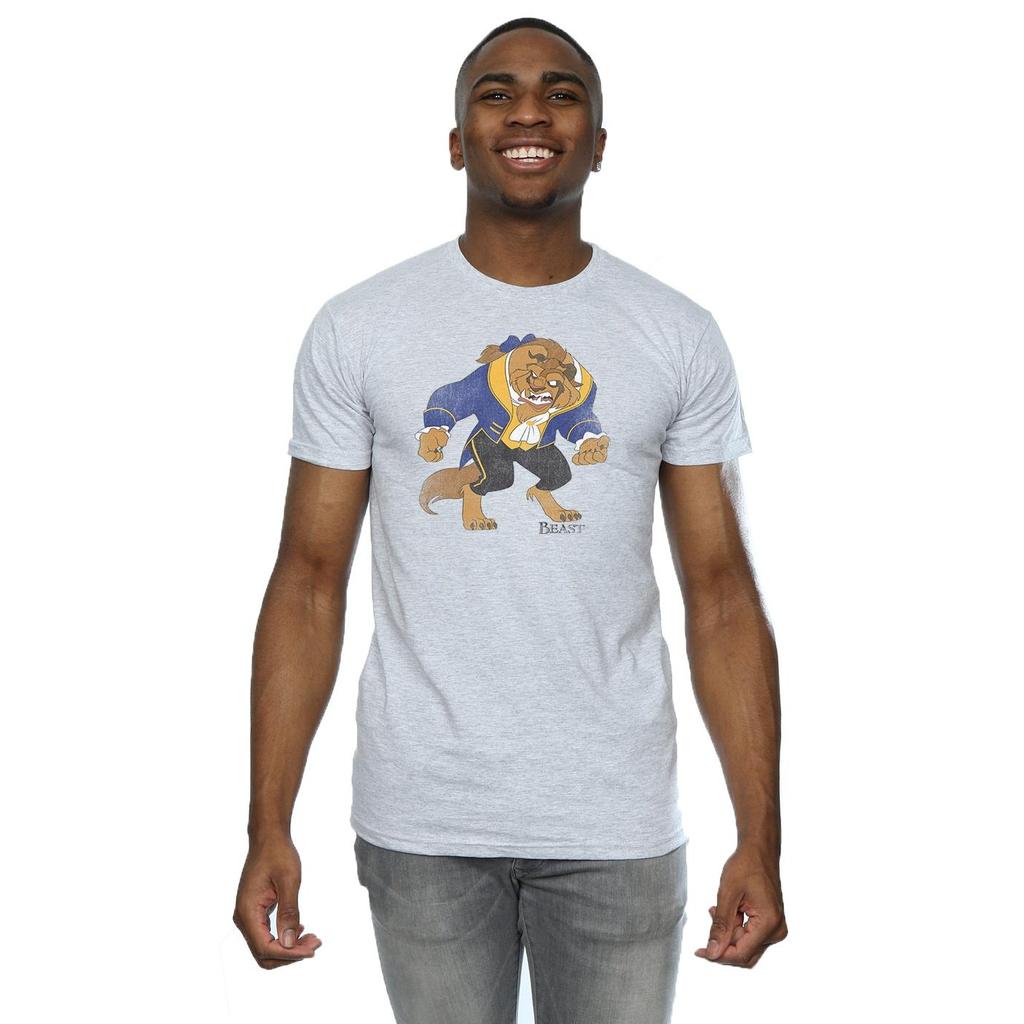 Beauty And The Beast Mens Beast Character Heather T-Shirt