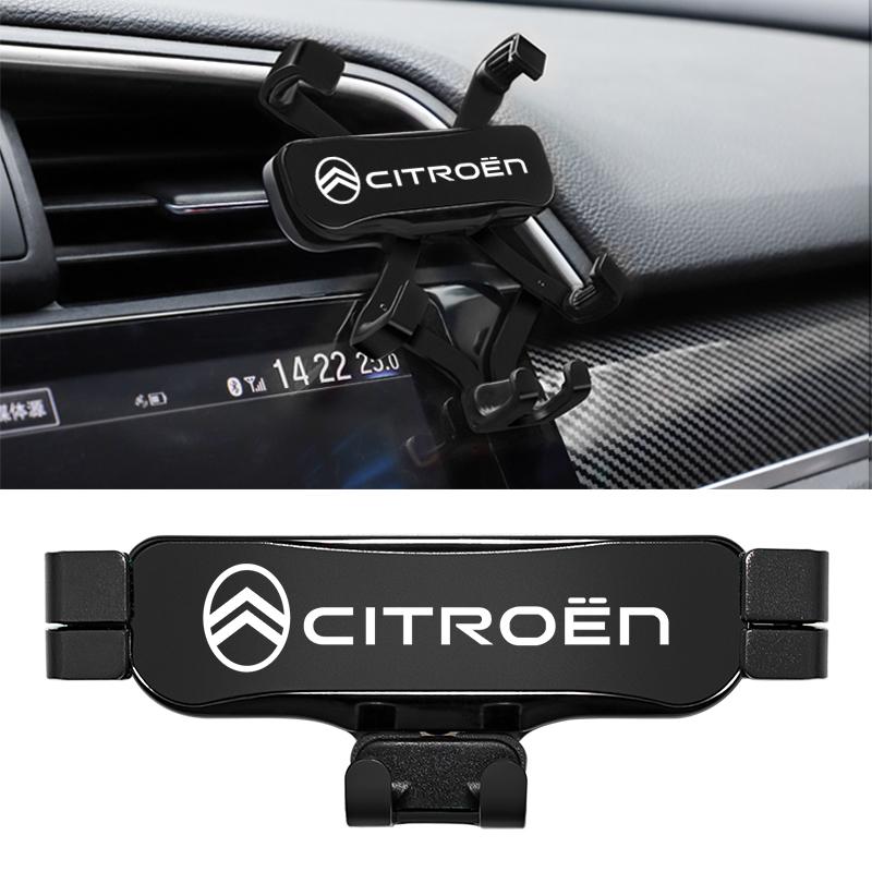 Citroen-wwwn-Car Phone Holder Auto Air Outlet Clip GPS Stand Accessories For Citroen C4 C3 C5 C5X e-C4 X e-C3 C-Elysee Berlingo C2 C-Crosser anc123