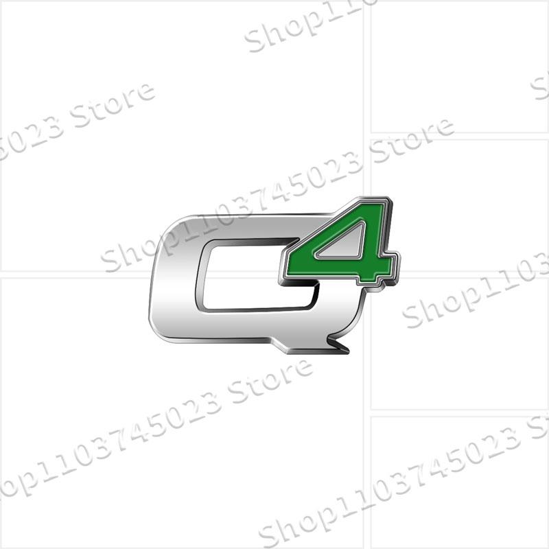3D Metal Car Decor Q2 Q4 Logo Emblem Rear Trunk Badge Fender Sticker For Alfa Romeo 147 155 156 Giulia Giulietta Mito StelvioHA8