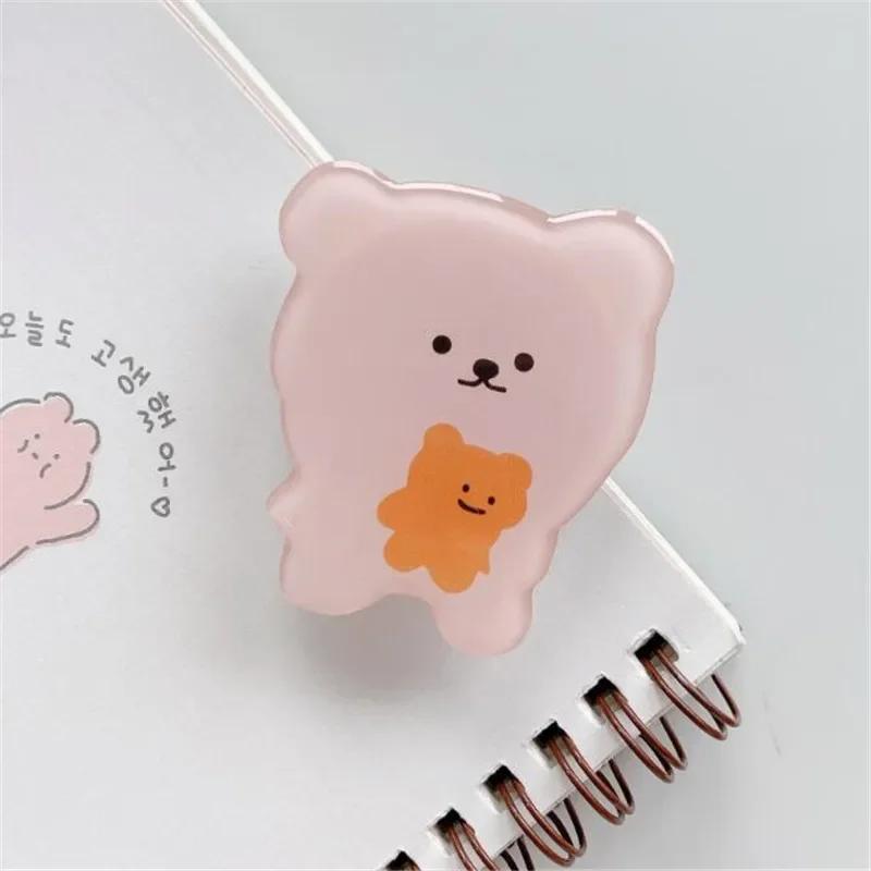 

Мультяшный милый медведь-животное, расширяющаяся подставка-держатель для мобильного телефона для iPhone 15, 14, 13, карманный разъем Samsung, откидной кронштейн Griptok