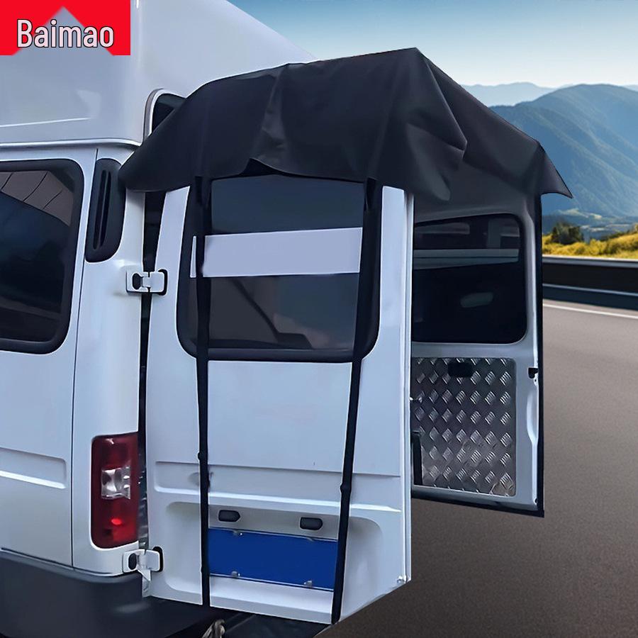 Toldo Protetor Solar à Prova d'Água de Tecido Oxford para Porta Traseira de RV