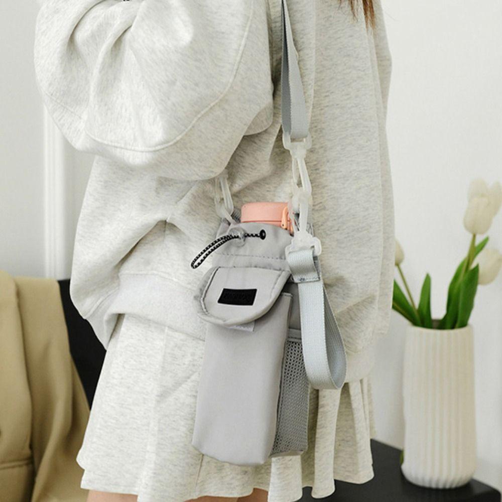 Shoulder Strap Crossbody Water Bottle Purse Waterproof Water Bottle Sling Bag  Hiking