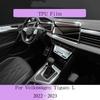 For VW Volkswagen Tiguan L - Car Interior Door Center Console Media Dashboard Navigation TPU Anti-scratch Protector Film
