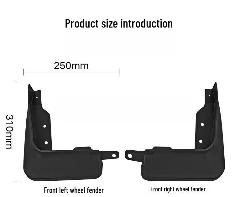 2020-2023 Mercedes-Benz GLB Grenzüberschreitende Kotflügel Schmutzfänger