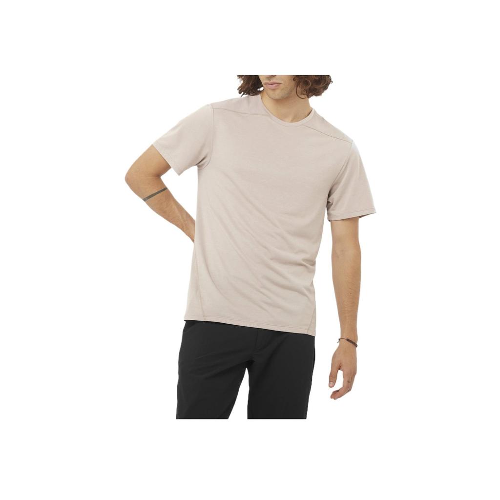 SALOMON Outline Soft Comfortable Breathable Short Sleeve T-Shirt Men Tops Etruscan C24758