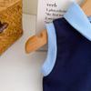 Girls' Sleeveless Pleated Academy Dress - Summer Korean Style with Tie AXA1058